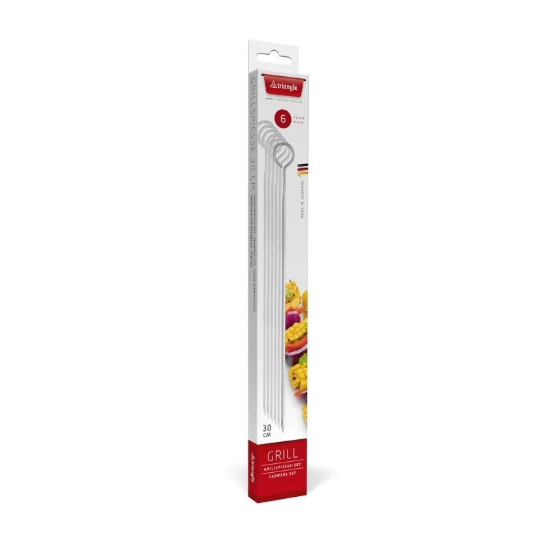 Triangle Skewer Set With Ring 30 cm. 6 - Piece