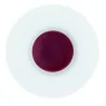 Handcrafted Fine Porcelain Gourmet Bowl Red 28 cm - Height 4.5 cm - Set of 4
