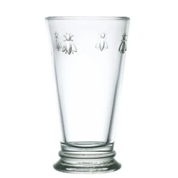 La Rochere Bee Highball Glass Ht: 6.25" - Diam: 3.5"- Oz: 15.5 oz. - Set of 6