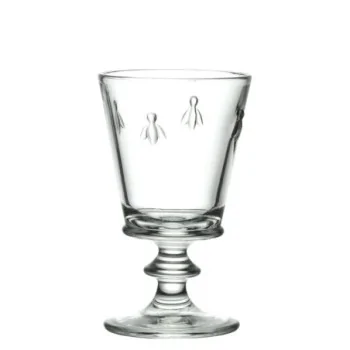 La Rochere Bee Wine Glass Ht: 5.5" - Diam: 3.25"- Oz: 8 oz. - Set of 6