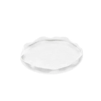 Handcrafted Fine Porcelain Bowl Gourmet Low 29 cm - Height 2.5 cm - Set of 4