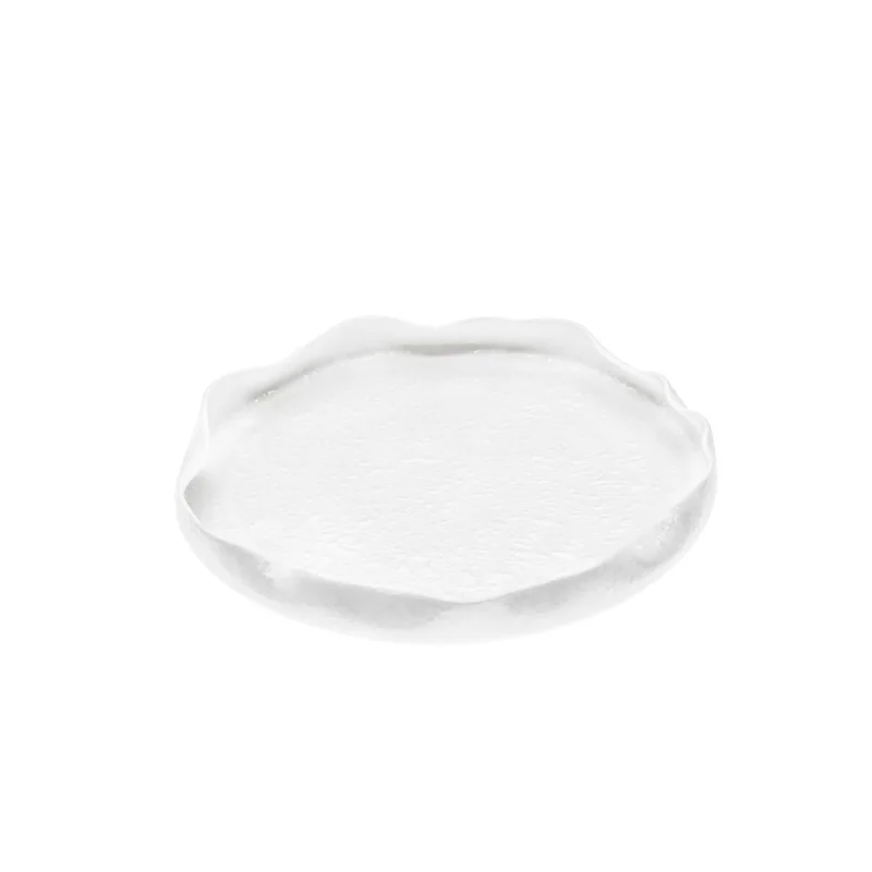 Handcrafted Fine Porcelain Bowl Gourmet Low 25 cm - Height 2.5 cm - Set of 6