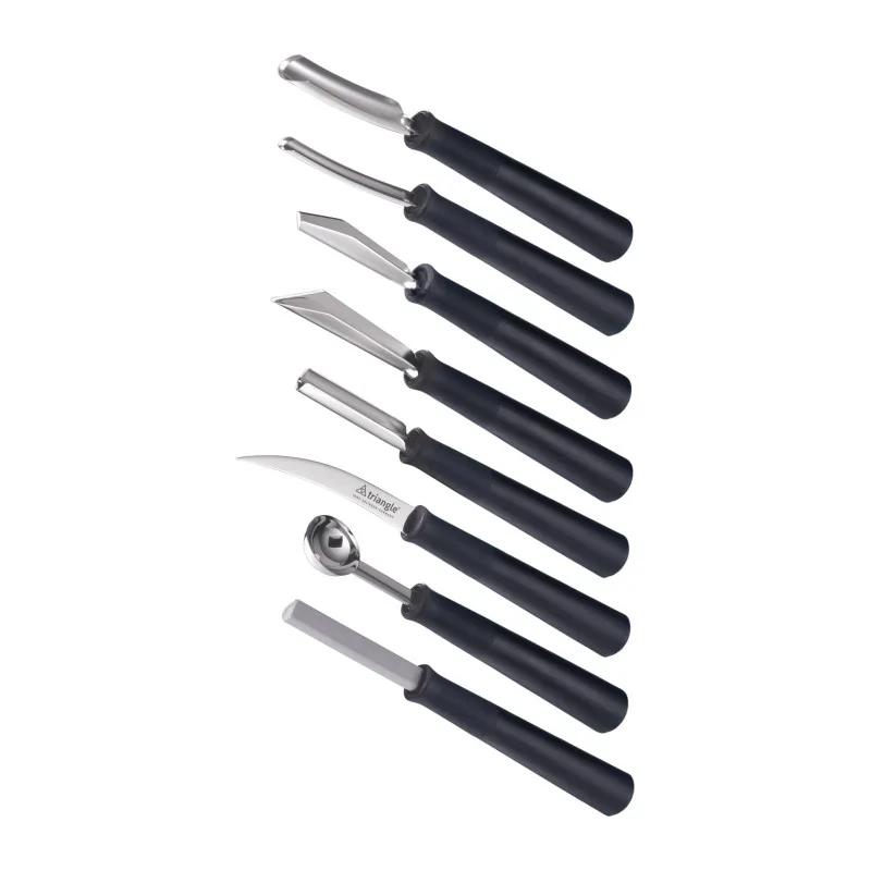 Triangle Carving Tool Set "Professional". 8 - Piece Triangle Carving Tool Set "Professional". 8 - Piece