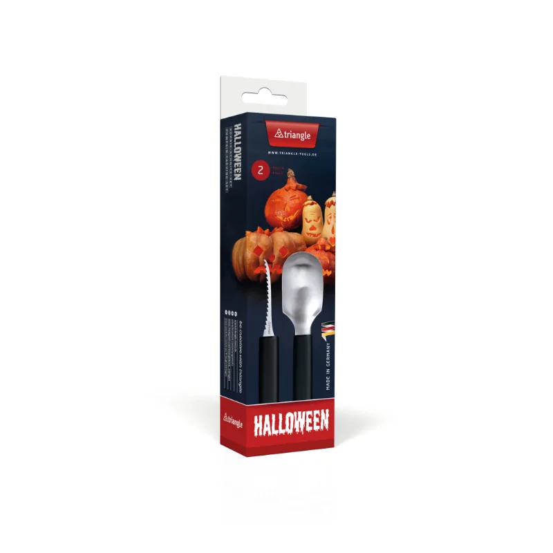 Triangle Pumpkin Carving Set. 2 - Piece Triangle Pumpkin Carving Set. 2 - Piece