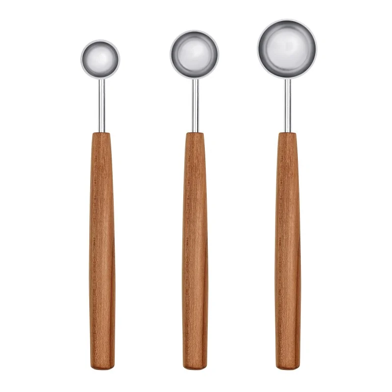 Triangle Spice Measuring Spoon Set. 3 - Piece. Boxed