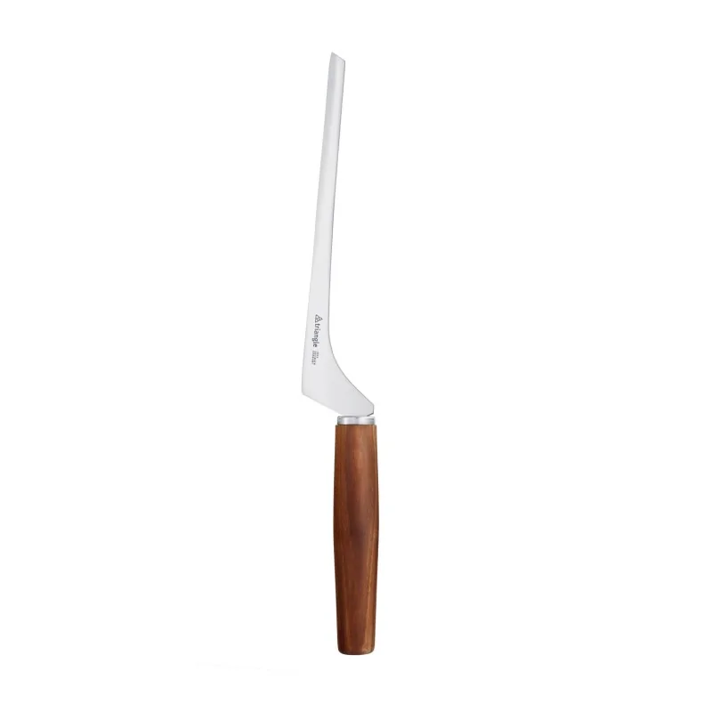 Triangle Cheese Knife Sense. Narrow. Plum Wood