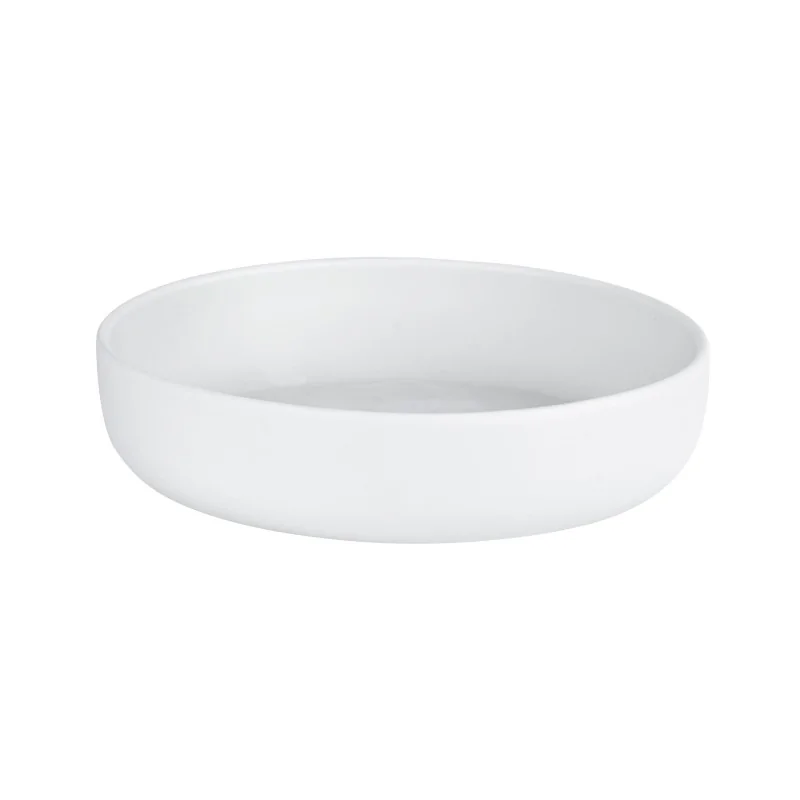 Handcrafted Fine Porcelain Bowl Gourmet 15 cm - Height 3.5 cm - Set of 4