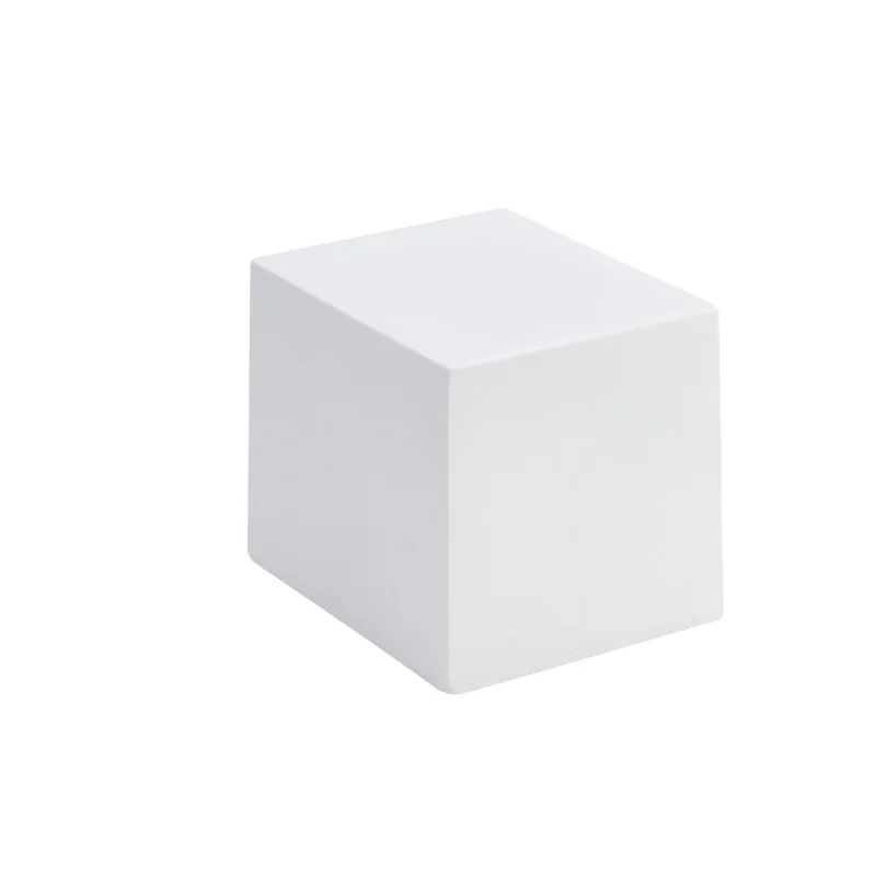 Handcrafted Fine Porcelain Cube 8.5 x 7.5 x 7.5 cm - Set of 6