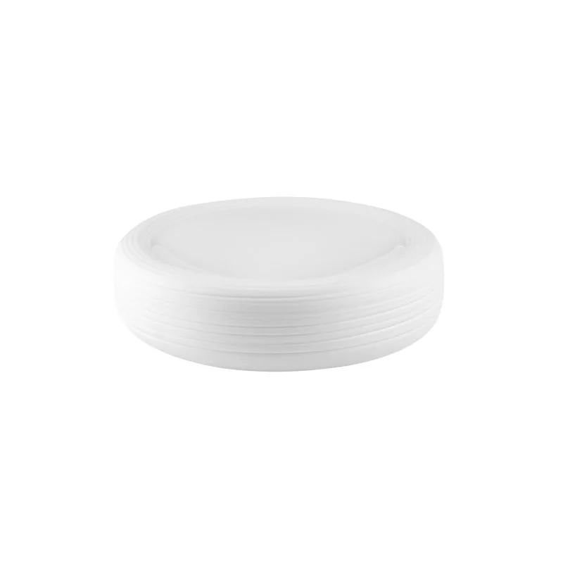 Handcrafted Fine Porcelain Gourmet Bowl With Lines 12 cm - Height 4 cm - Set of 6 Handcrafted Fine Porcelain Gourmet Bowl With Lines 12 cm - Height 4 cm - Set of 6