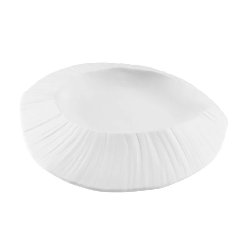 Handcrafted Fine Porcelain Gourmet Plate Origami 20 x 19 x 6 cm - Set of 4 Handcrafted Fine Porcelain Gourmet Plate Origami 20 x 19 x 6 cm - Set of 4