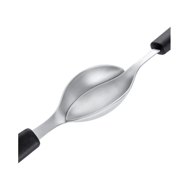 Triangle Quenelle Spoon. Small. Carded Triangle Quenelle Spoon. Small. Carded