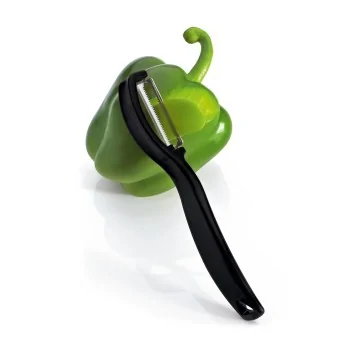 Triangle Vertical Peeler Black. Serrated Blade