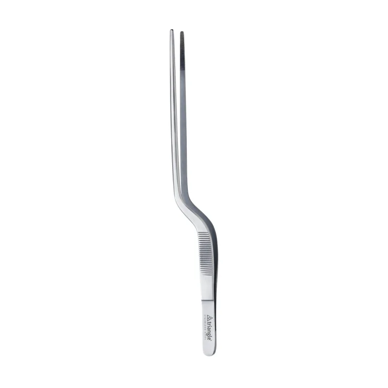 Triangle Tweezers Double Cranked 20 cm