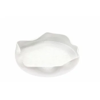 Handcrafted Fine Porcelain Bowl Gourmet Internally Bended "Reverse" 22 cm - Height 4 cm - Set of 6