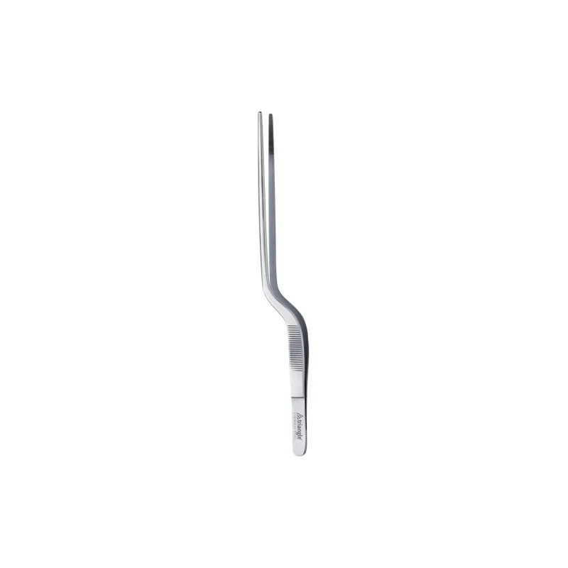 Triangle Tweezers Double Cranked 14 cm. Carded