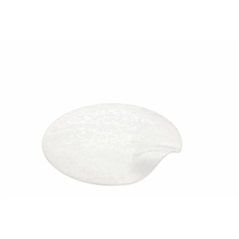 Handcrafted Fine Porcelain Flat Plate "Dune" 21 cm - Set of 6 Handcrafted Fine Porcelain Flat Plate "Dune" 21 cm - Set of 6