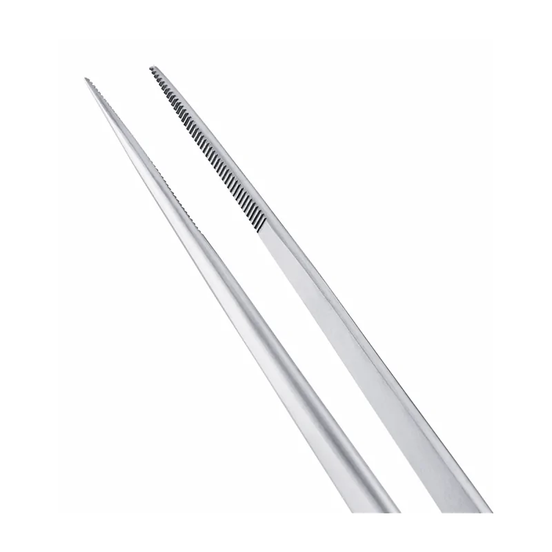 Triangle Tweezers Pointed. Straight 15 cm. Carded