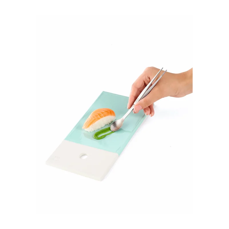 Triangle Chef Tasting Spoon & Tweezers. Carded