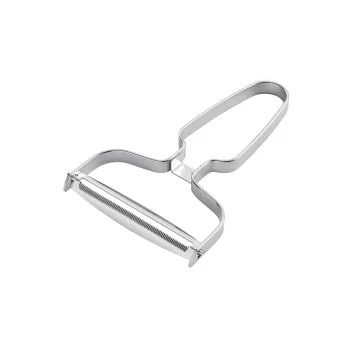 Triangle Horizontal Peeler 90 mm. Serrated. Stainless