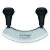 Triangle Mincing Knife 14 cm. Double Blade. Tempered. Boxed