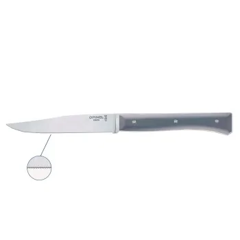 Opinel Set Of 4 Micro-Serrated Facette Steak Knives - Slate Vitter