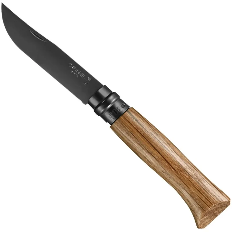 Opinel No.08 Black Oak Folding Knife Opinel No.08 Black Oak Folding Knife