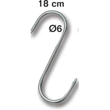 FISCHER Box of 10 Meat Hooks 18 cm
