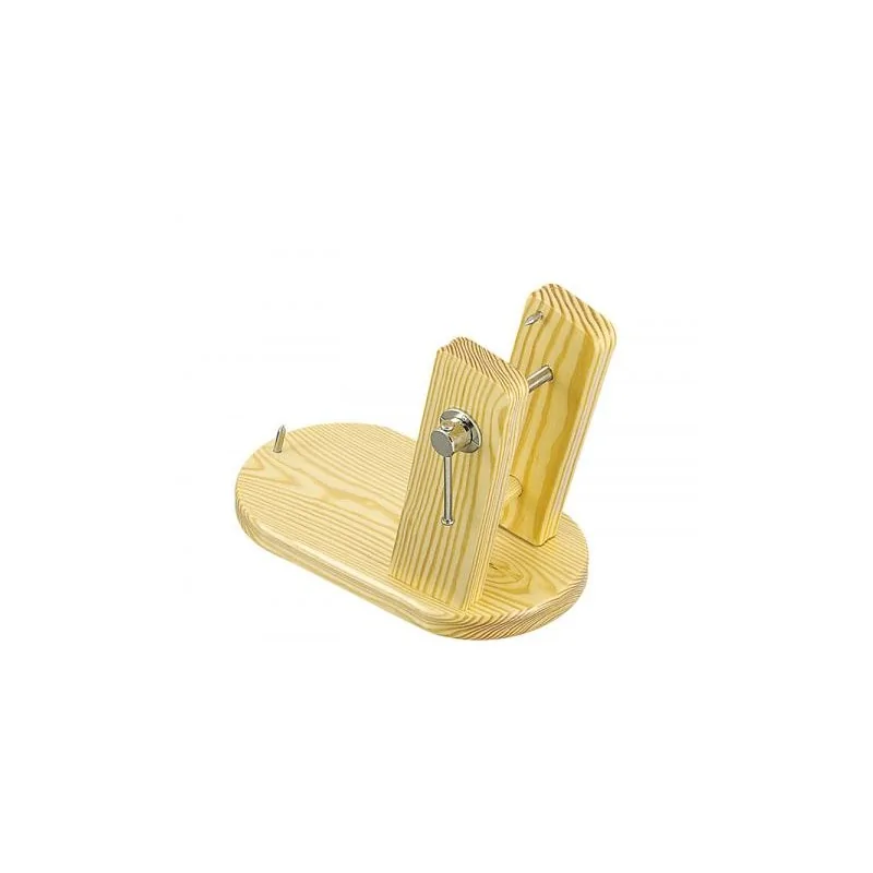 FISCHER Natural Pine-Tree Wood Ham Holder