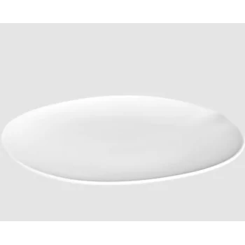 Shell Curved Super Dinner Plate - Matte - 31.5 x 30 x 2.5 cm - Set of 4