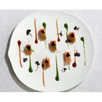 Shell Curved Super Dinner Plate - Matte - 31.5 x 30 x 2.5 cm - Set of 4