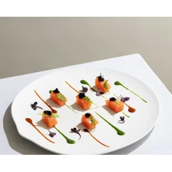 Shell Curved Super Dinner Plate - Matte - 31.5 x 30 x 2.5 cm - Set of 4