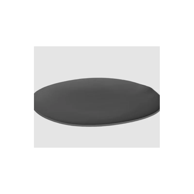 Shell Curved Super Dinner Plate - Black - 31.5 x 30 x 2.5 cm - Set of 4 Shell Curved Super Dinner Plate - Black - 31.5 x 30 x 2.5 cm - Set of 4