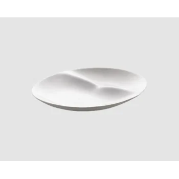 Shell Curved Dessert Plate - Matte - Set of 4