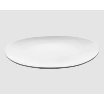Shell Curved Dinner Plate - Matte - 27.5 x 28.5 x 2.5 cm - Set of 4