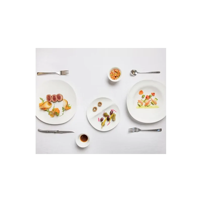 Shell Curved Dinner Plate - Matte - 27.5 x 28.5 x 2.5 cm - Set of 4 Shell Curved Dinner Plate - Matte - 27.5 x 28.5 x 2.5 cm - Set of 4