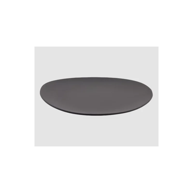 Shell Curved Dinner Plate - Black - 27.5 x 28.5 x 2.5 cm - Set of 4 Shell Curved Dinner Plate - Black - 27.5 x 28.5 x 2.5 cm - Set of 4