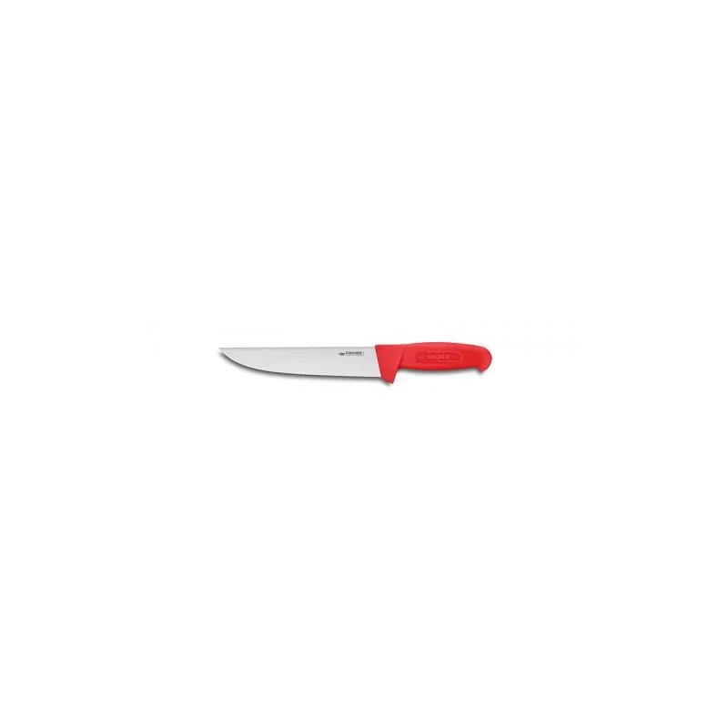 FISCHER PROFINOX Butcher Knife 20 cm - Red Handle