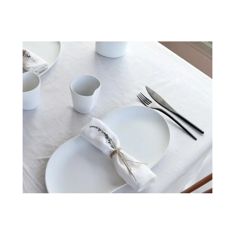 Jelly Elongated Organic Platter - Matte - 37.5 x 19 x 2 cm - Set of 4