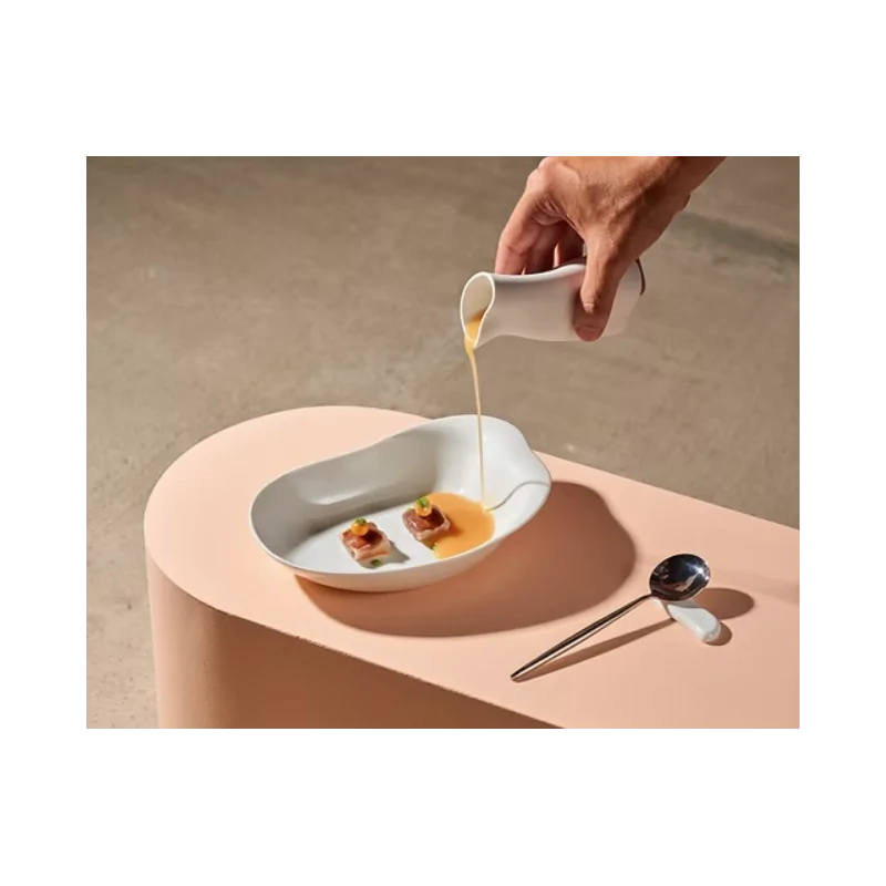 Jelly Organic Cutlery Base - Glazed - 6.5 x 2.5 x 0.8 cm - Set of 10