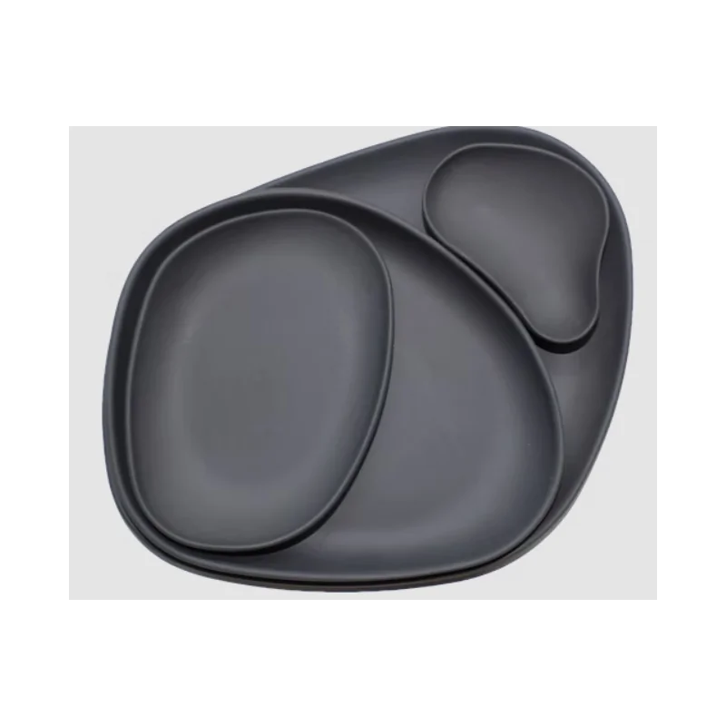 Yayoi Nature-Inspired Dining Set - Black Yayoi Nature-Inspired Dining Set - Black