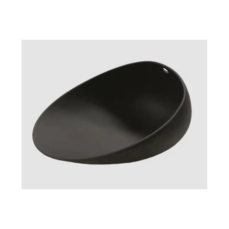 Jomon Large Textured Shell Bowl - Matte Black - 18 x 14 x 9 cm - Set of 4 Jomon Large Textured Shell Bowl - Matte Black - 18 x 14 x 9 cm - Set of 4