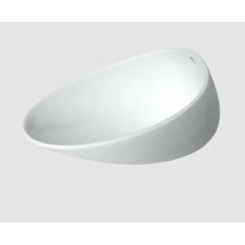 Jomon Large Textured Shell Bowl - White - 18 x 14 x 9 cm - Set of 4
