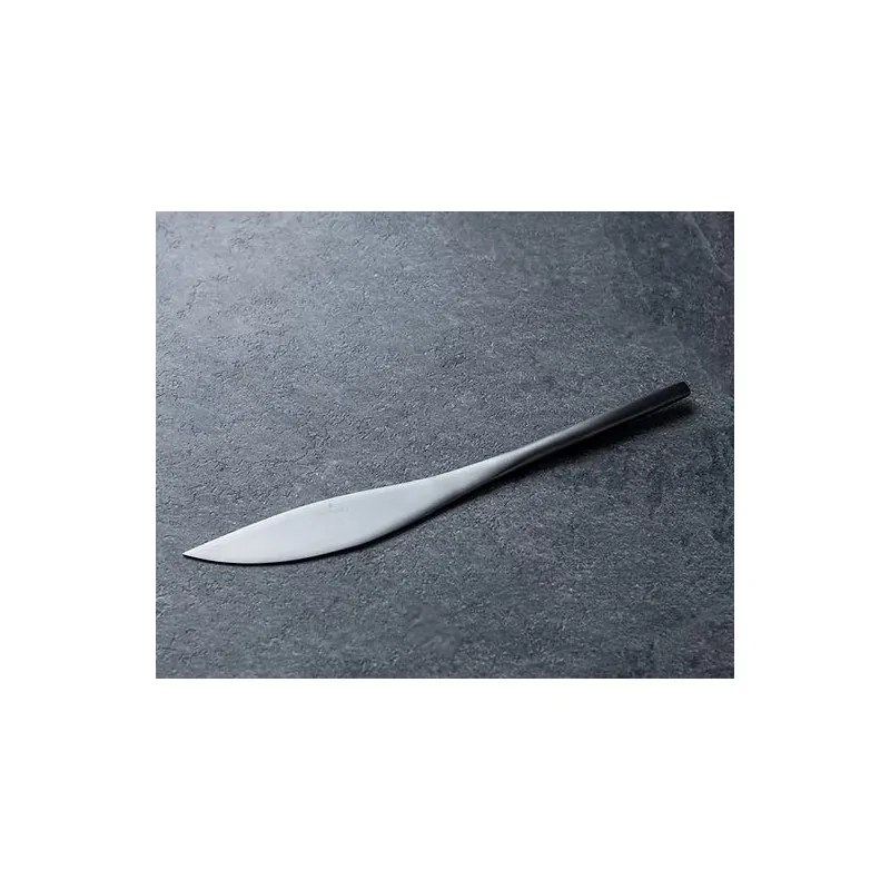 Rama Premium Black Titanium Table Knife - 23.5 x 2.5 x 0.7 cm - Set of 12 Rama Premium Black Titanium Table Knife - 23.5 x 2.5 x 0.7 cm - Set of 12