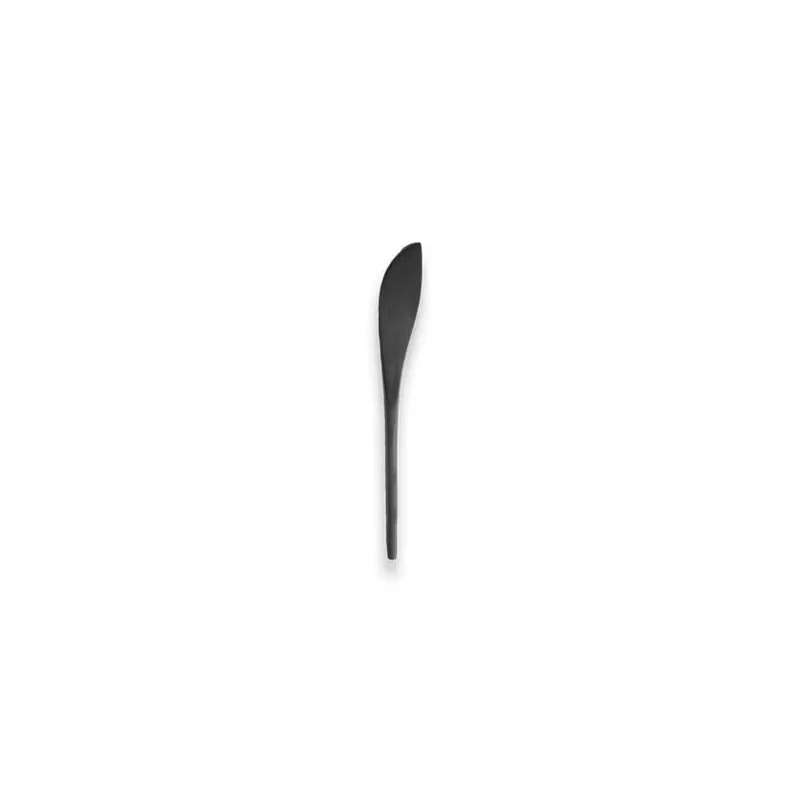 Rama Premium Black Titanium Dessert Knife - 18 x 2.3 x 0.5 cm - Set of 12