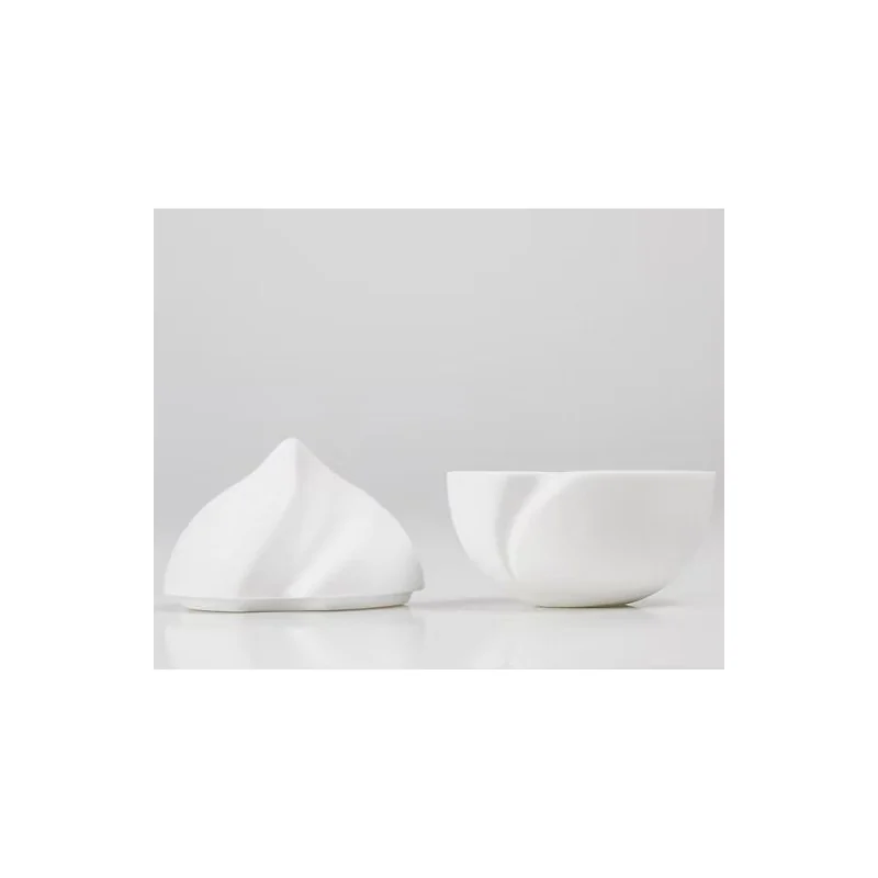 The Tablet Modern Porcelain Spherical Bowl - 7 x 7 x 7.7 cm - Set of 6 The Tablet Modern Porcelain Spherical Bowl - 7 x 7 x 7.7 cm - Set of 6