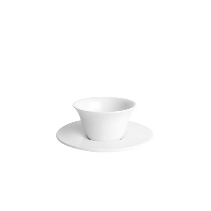 Fly Small Organic Porcelain Saucer (Saucer Only) - 13 x 2 cm - Set of 6