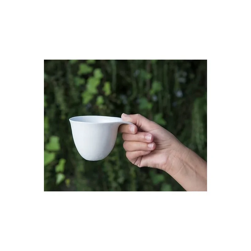 Fly Large Organic Porcelain Cup and Saucer - Set of 2 Fly Large Organic Porcelain Cup and Saucer - Set of 2
