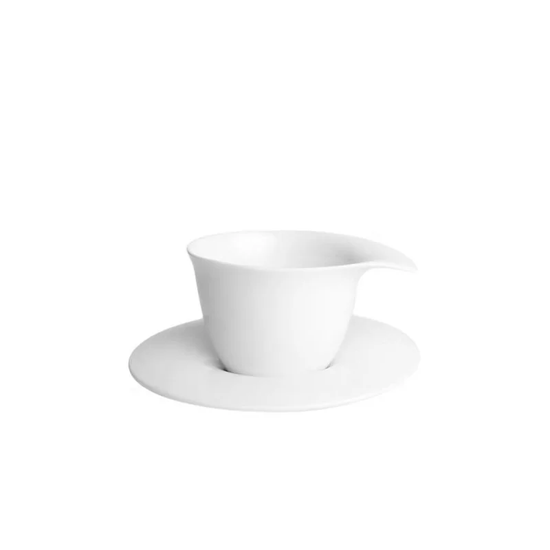 Fly Large Organic Porcelain Cup and Saucer - Set of 2 Fly Large Organic Porcelain Cup and Saucer - Set of 2