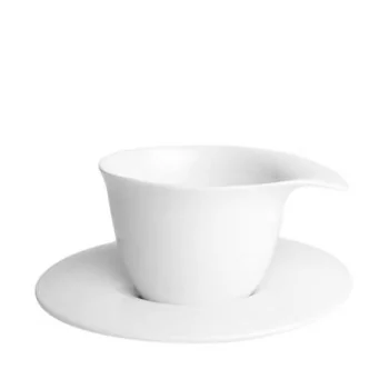 Fly Large Organic Porcelain Saucer (Saucer Only) - 15.5 x 2 cm - Set of 6