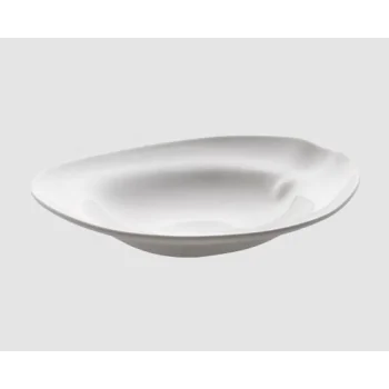 Shell Curved Deep Plate - Matte - Set of 4